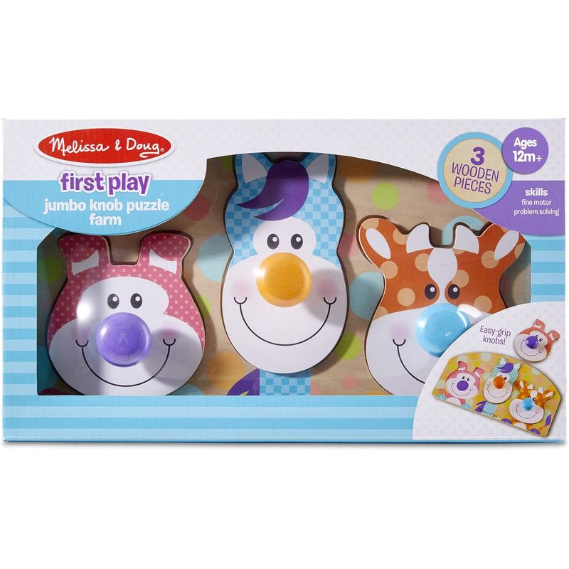 JUGANDO Y EDUCANDO - Juguete Didáctico Encajables En Madera Para Bebés Niños
