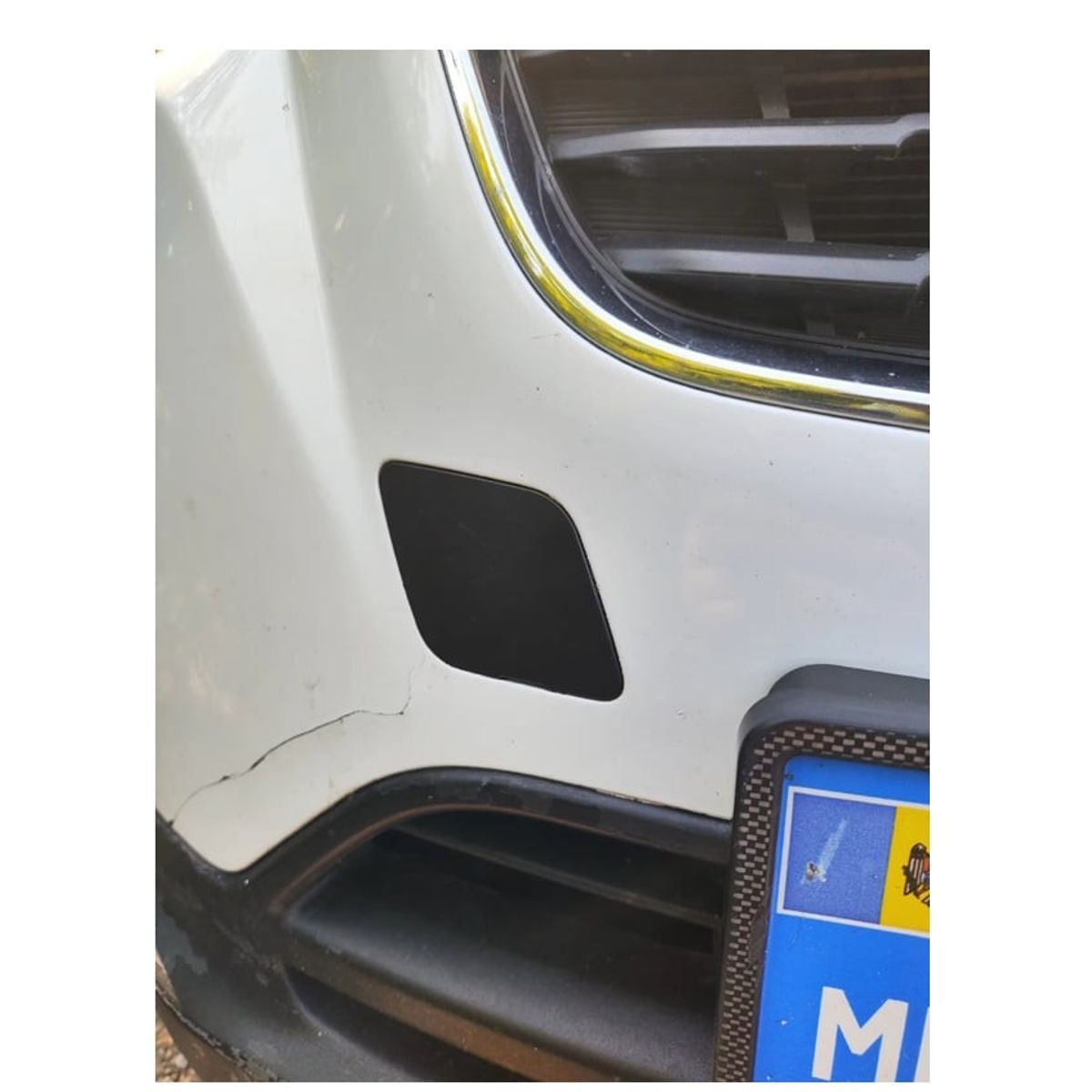 GENERICO - accesorios chevrolet tracker tapa gancho bomper delantero
