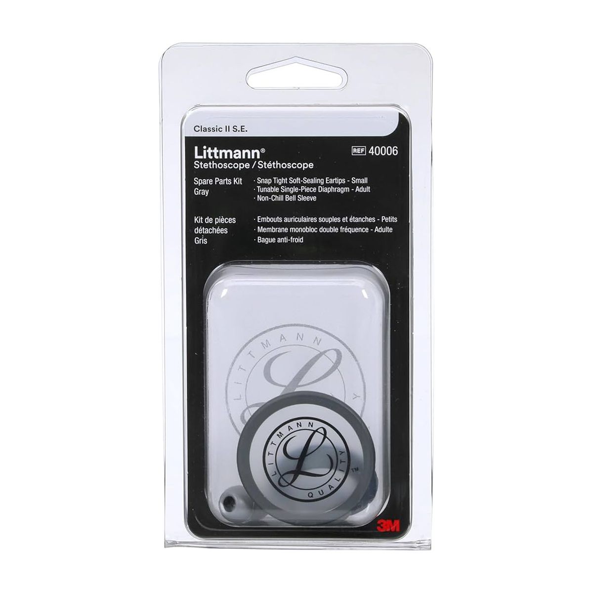 LITTMANN - Kit De Piezas De Repuesto Para Fonendoscopios Littmann® Color Gris