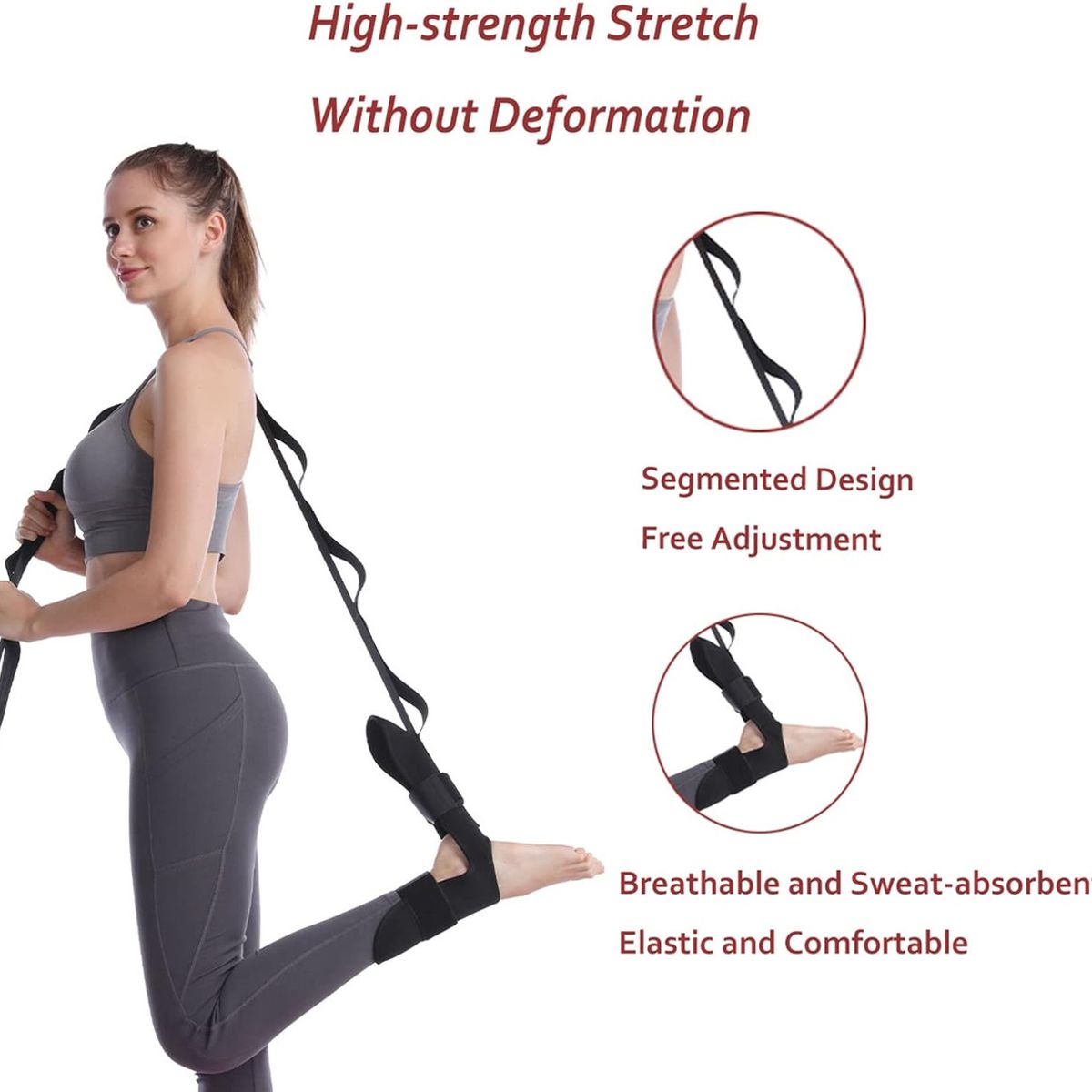 GENERICO - Banda Yoga Correa Estiramiento Yoga Estirador Fisioterapia