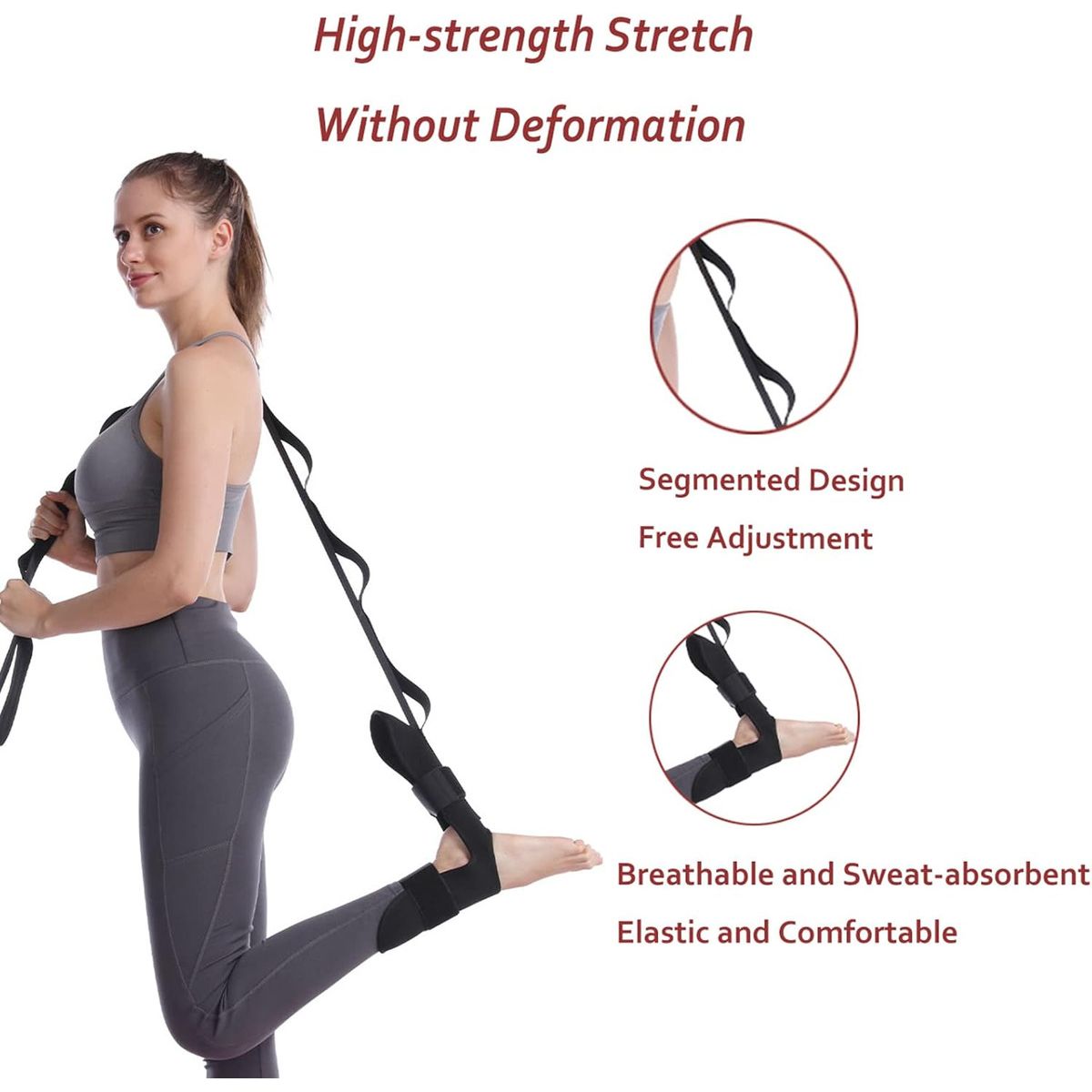 GENERICO - Banda Yoga Correa Estiramiento Yoga Estirador Fisioterapia