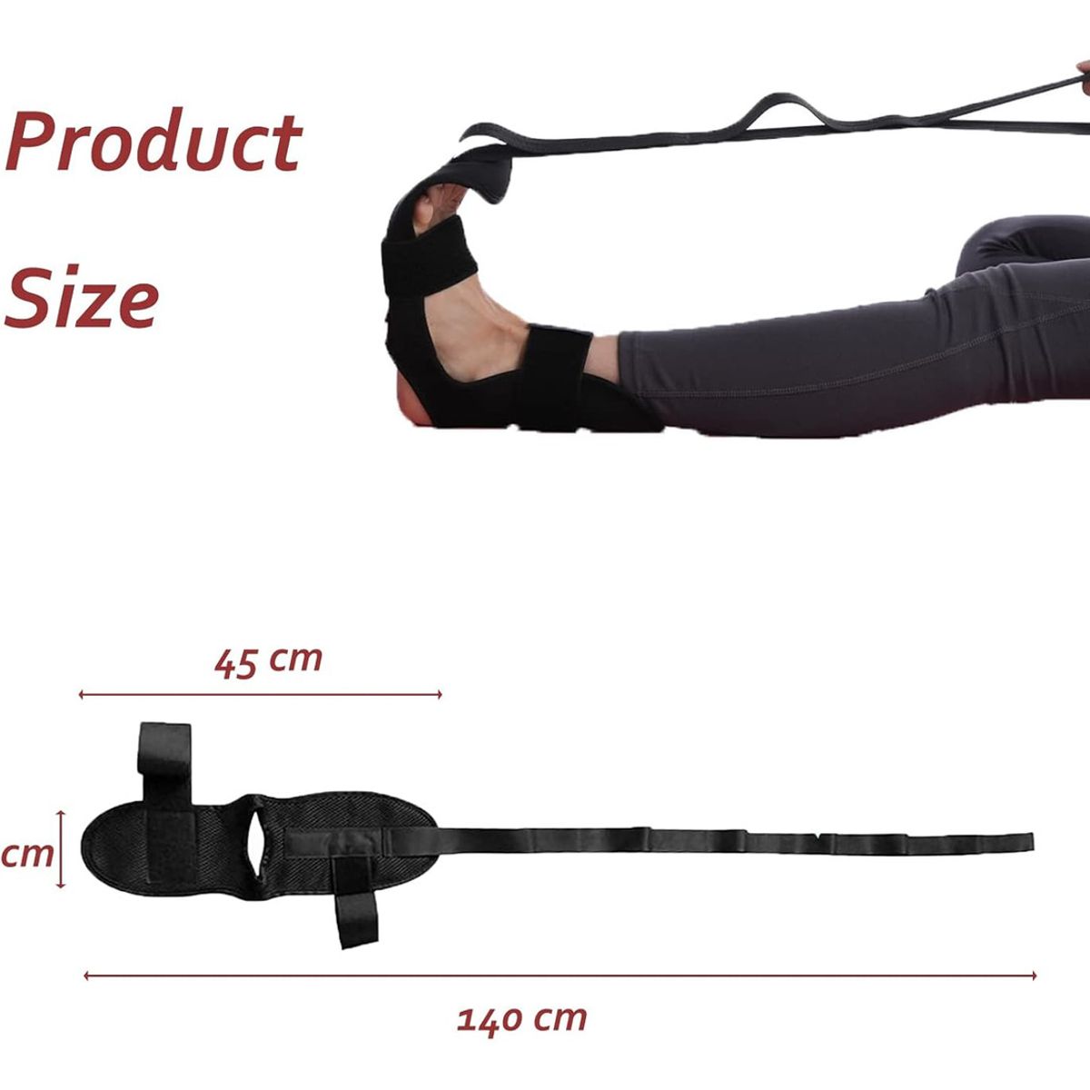 GENERICO - Banda Yoga Correa Estiramiento Yoga Estirador Fisioterapia