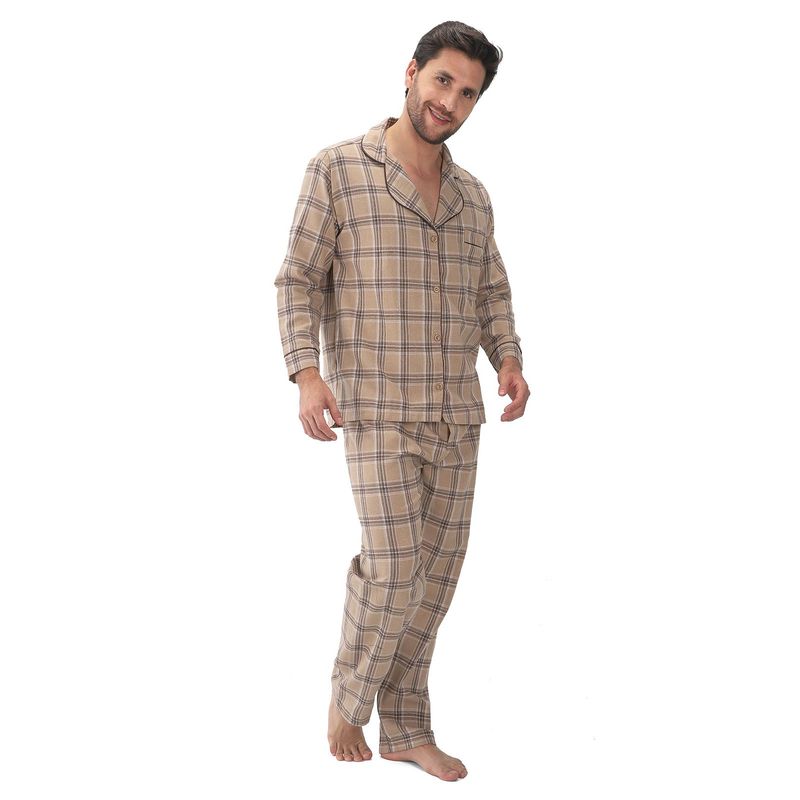 SANTANA - Pijama Hombre Leñadora Melón