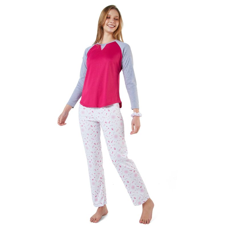 SANTANA - Pijama Mujer Scarlett Fucsia