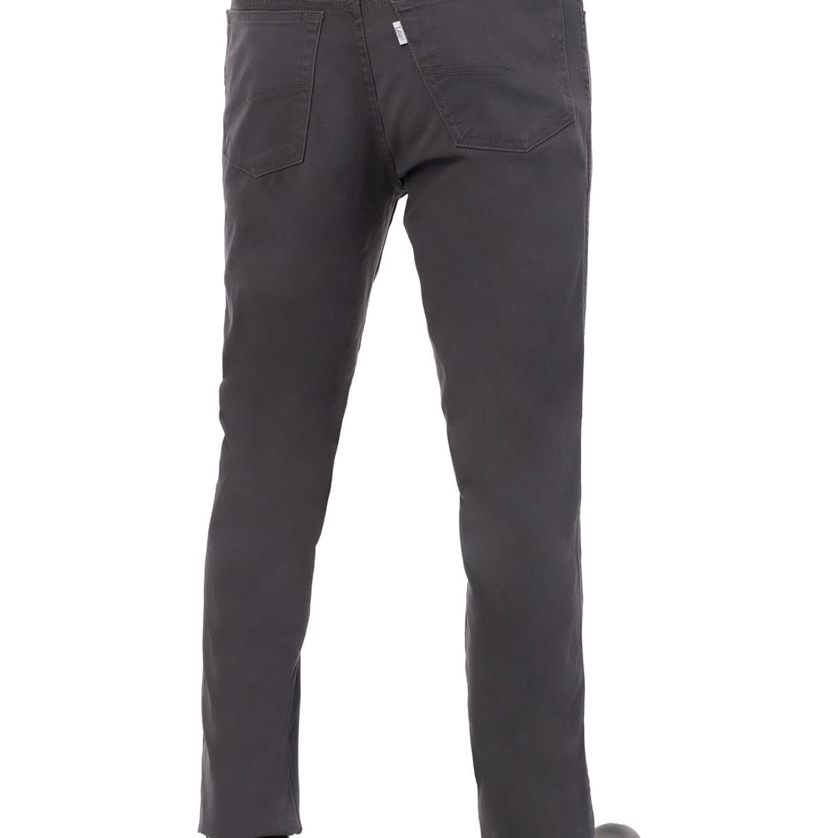 LEC LEE - Pantalón en dril Clásico Confort Lec Lee para Hombre Gris.-