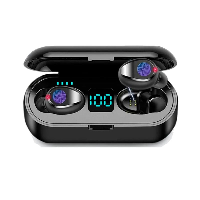 GENERICO - Audífonos Bluetooth Micrófono Pantalla Led Y Banco De Carga
