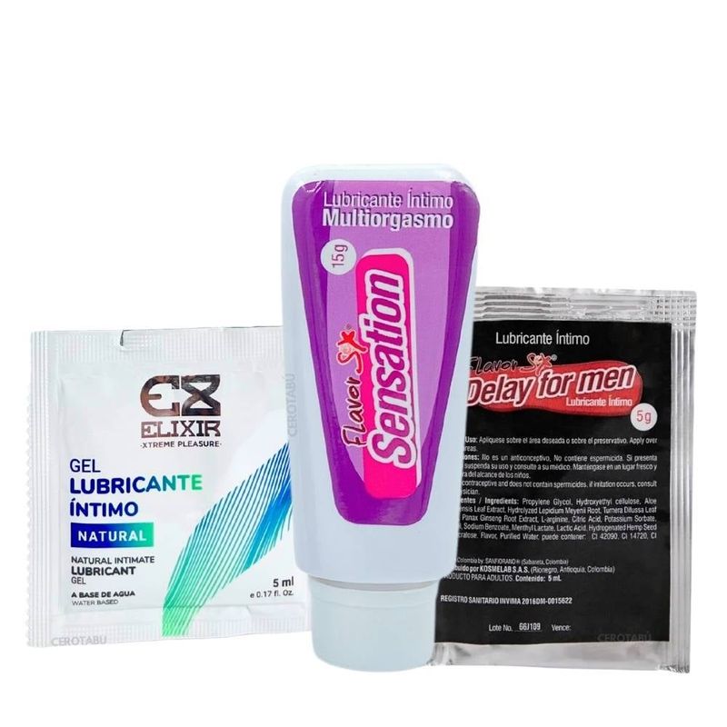 GENERICO - Lubricante Intimo Neutro + Retardante Sexual + Multiorgasmos