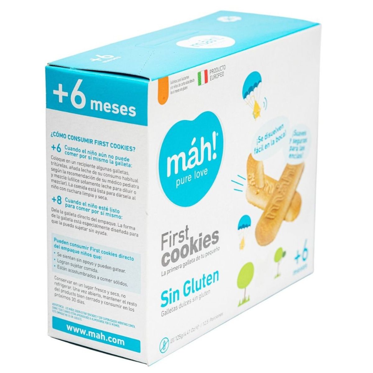 MAH - Galletas Mah! First Sin Gluten + 6 X 125G