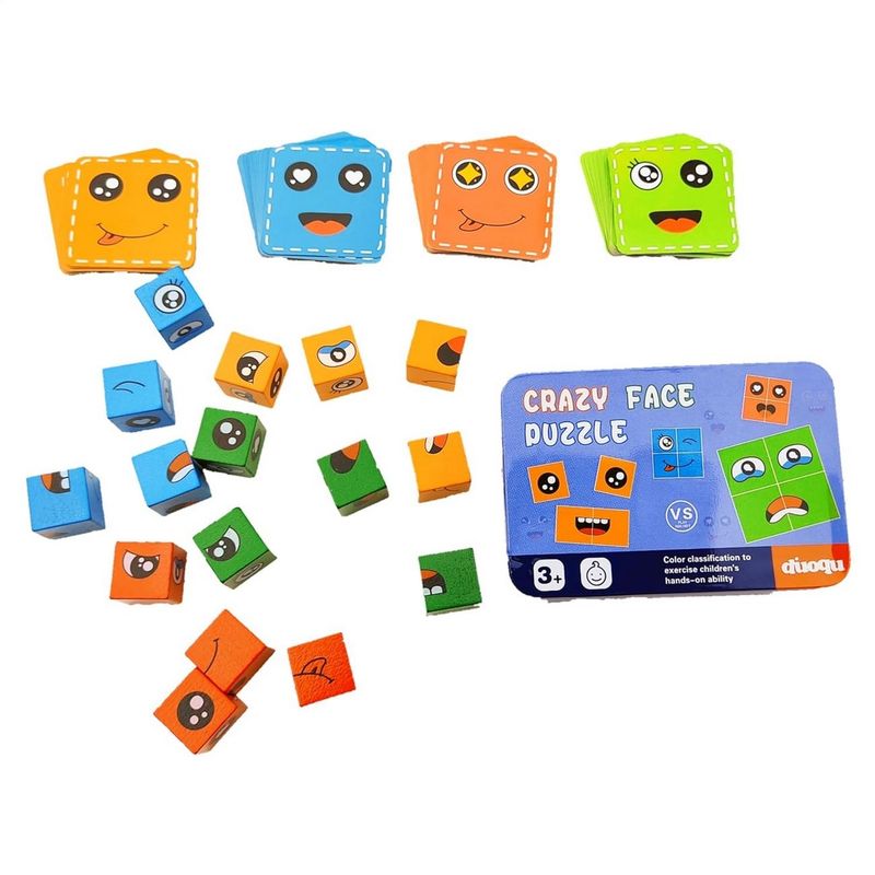 GENERICO - Juego Mesa Emojis Caras Smiling Face Cubos Trendy Estrategia