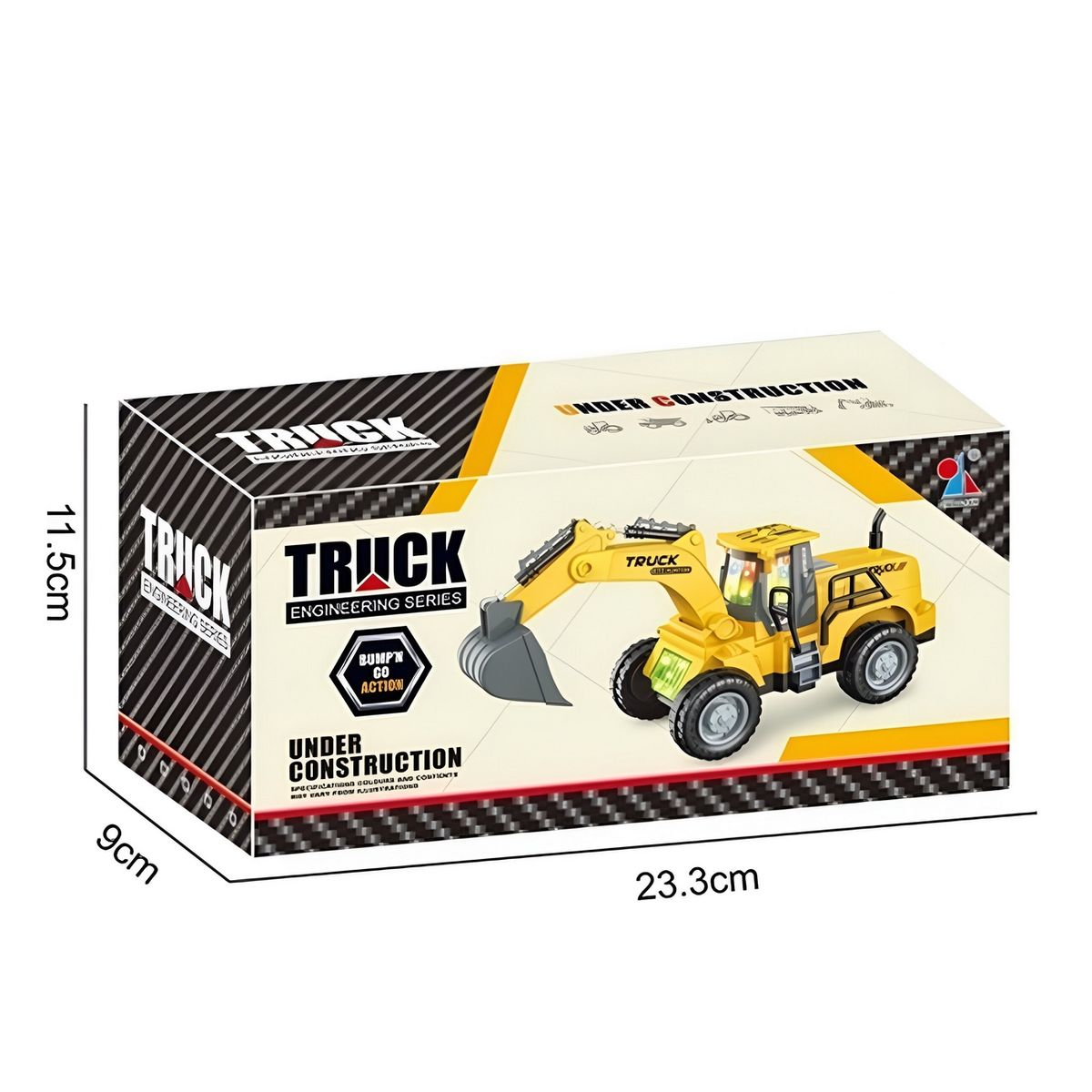 GENERICO - Retroexcavadora Bulldozer Luces Sonido Movimiento + Baterias