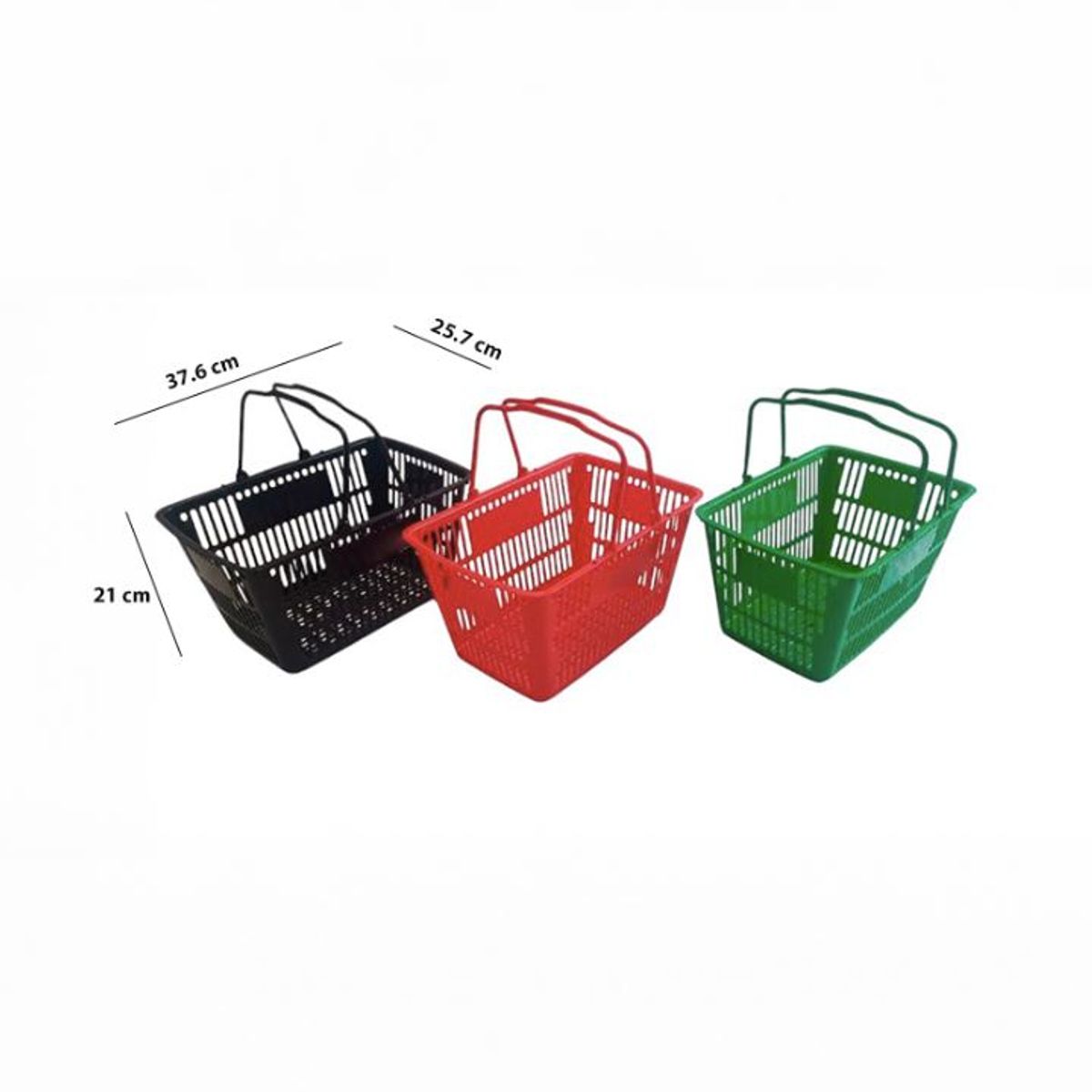 GENERICO - Canasta Plástica De 12.5 Litros Por Unidad negra