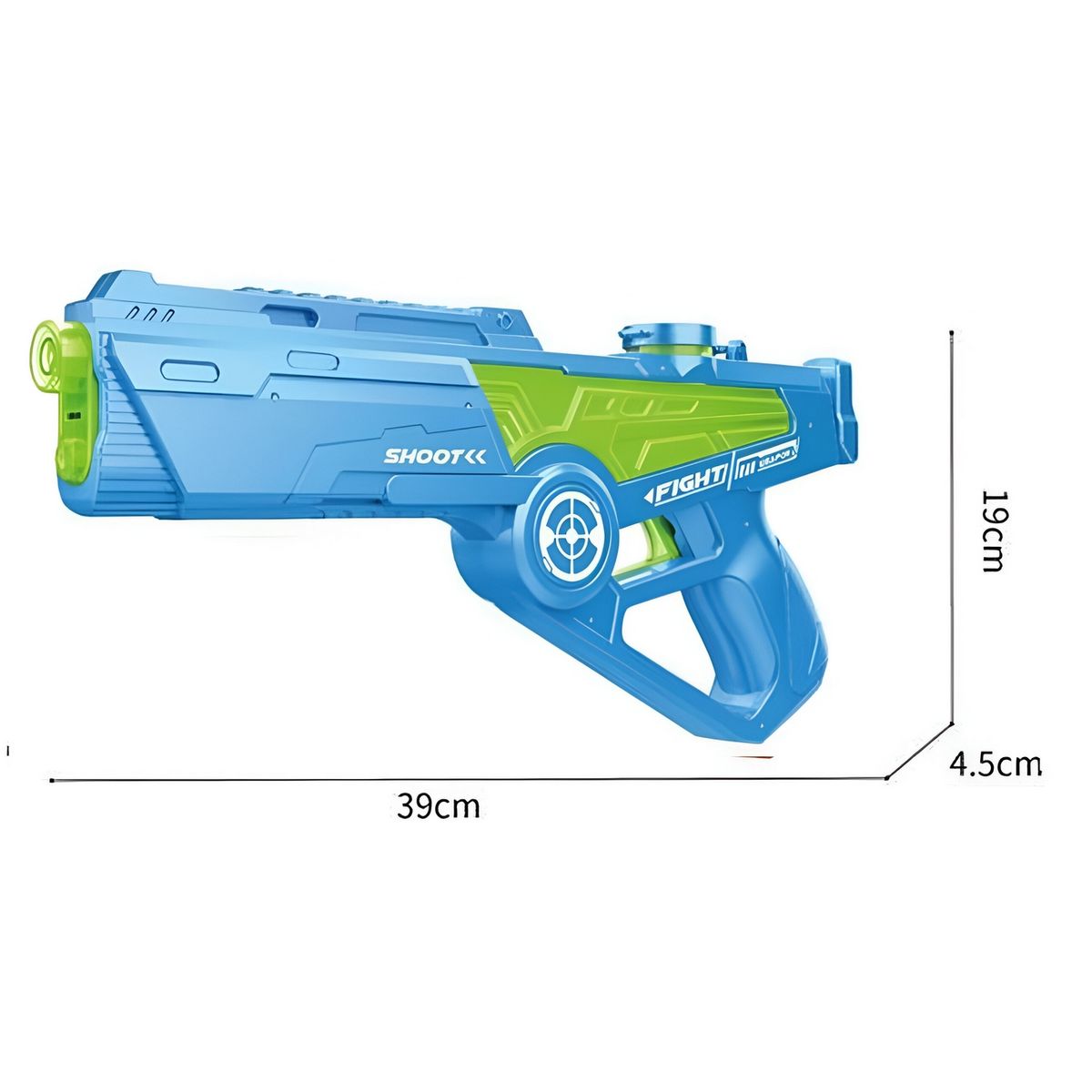 GENERICO - Pistola Eléctrica Agua Automática Usb Recargable Lanzador