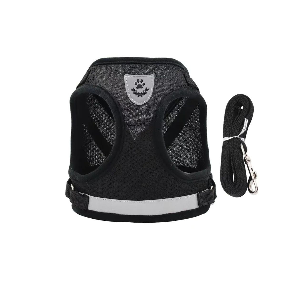 KIDSHOP - Correa De Pecho Mascotas Arnes Seguridad L Negro