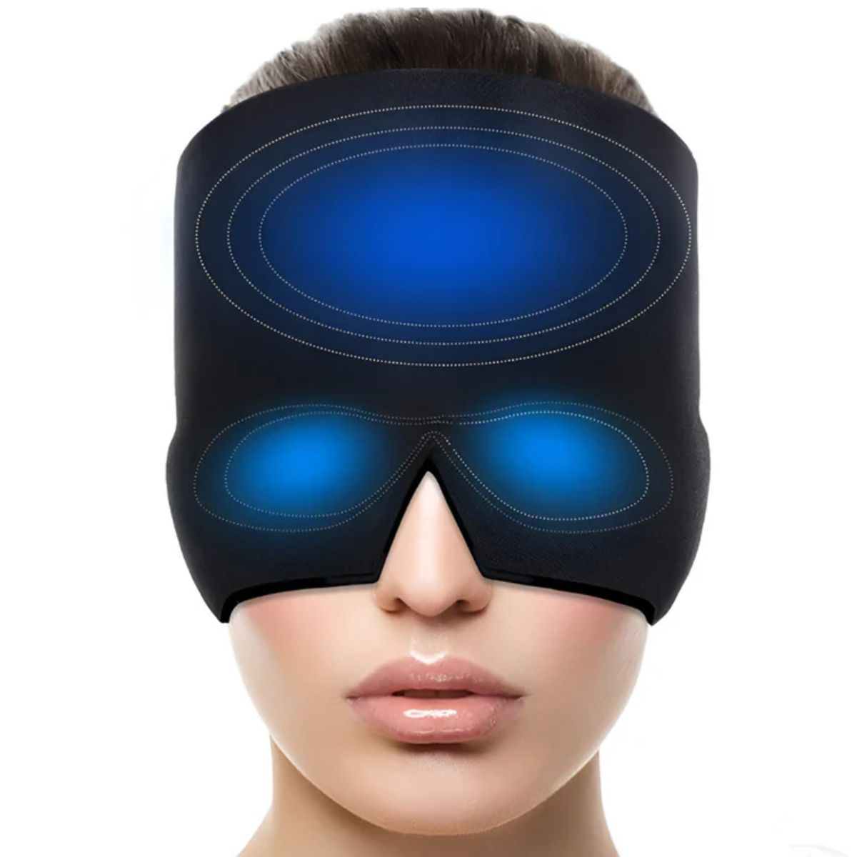 GENERICO - Gorro Máscara de Gel Frío para Alivio y Control de Migraña