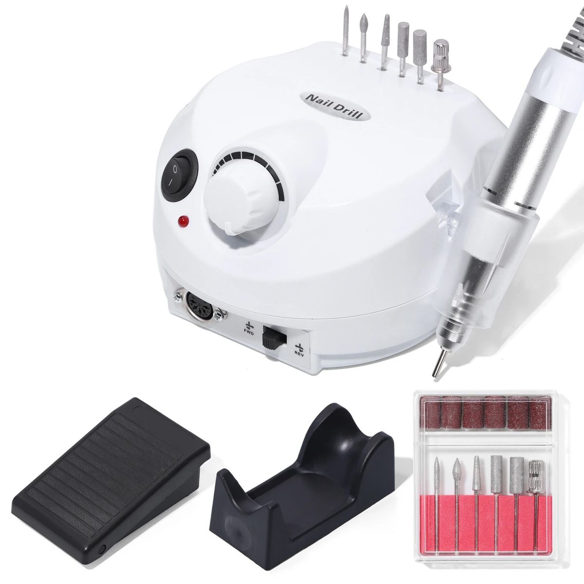 GENERICO - Pulidor de Uñas Eléctrico Profesional Manicure Nail Drill