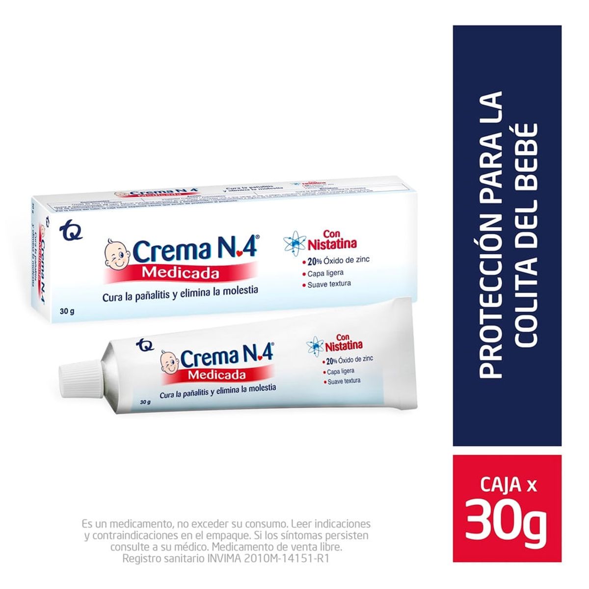 CREMA NO 4 - CREMA NO 4 MEDICADA X30GRM.