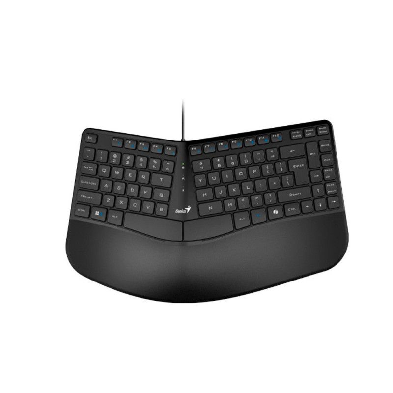 GENIUS - Teclado Genius ergonómico USB color - negro