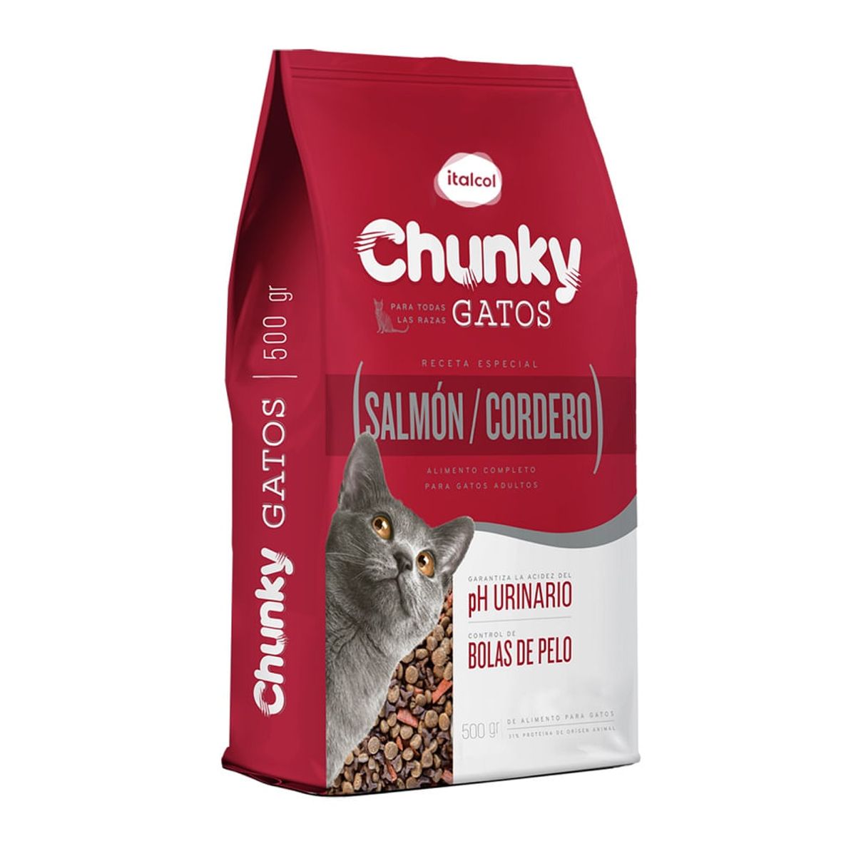 CHUNKY - Chunky Gatos Sabor Salmon Cordero X 500g