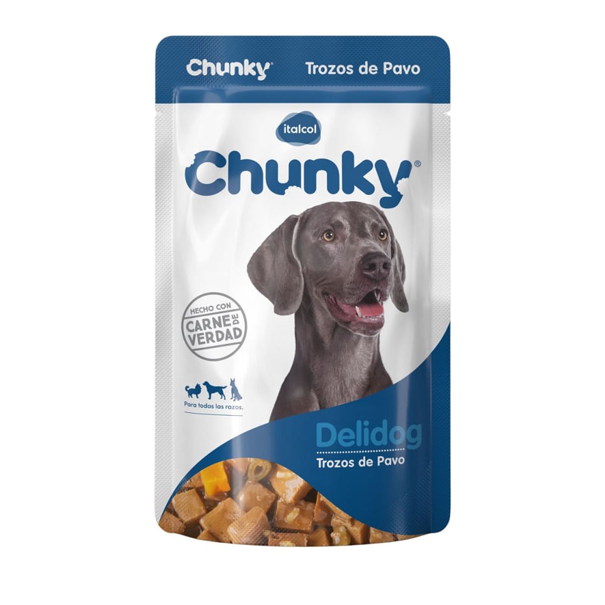 CHUNKY - Chunky Deli Dog Trozos De Pavo X 100g