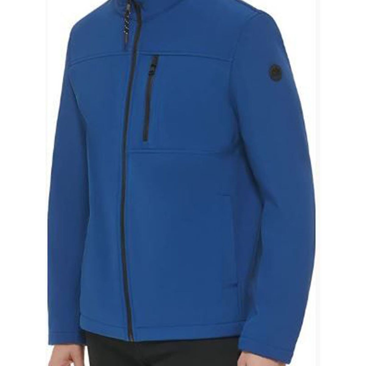 CALVIN KLEIN - Chaqueta Azul Rompeviento Suave Con Cremallera Calvin Klein