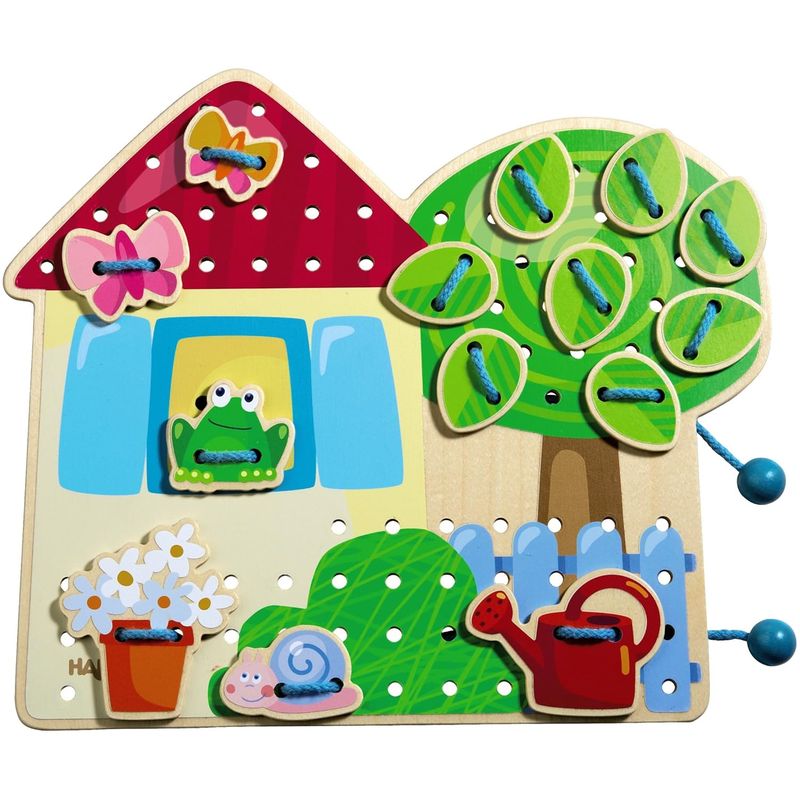 JUGANDO Y EDUCANDO - Juego Didáctico Estimulación De Enhebrado Para Niños