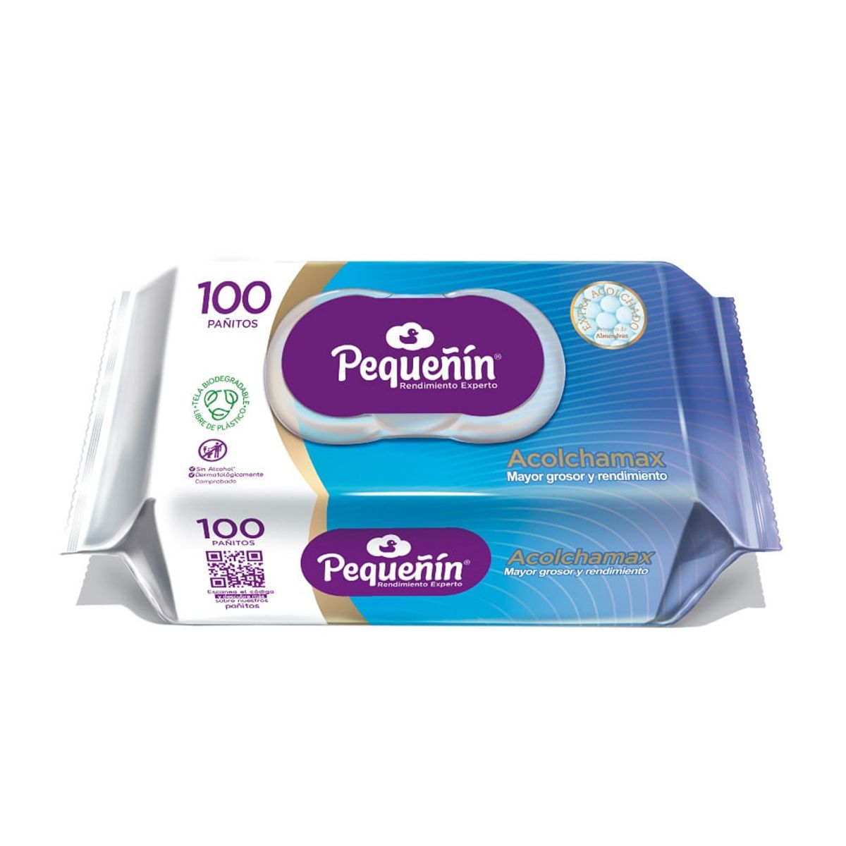 PEQUEÑIN - Pañitos Humedos Pequenin Acolchamax X 100und