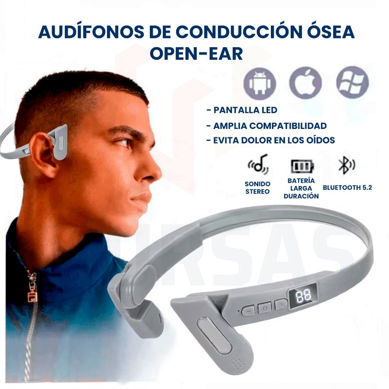 Audifonos Bluetooth Unisex Conducción Ósea Deportivos GENERICO
