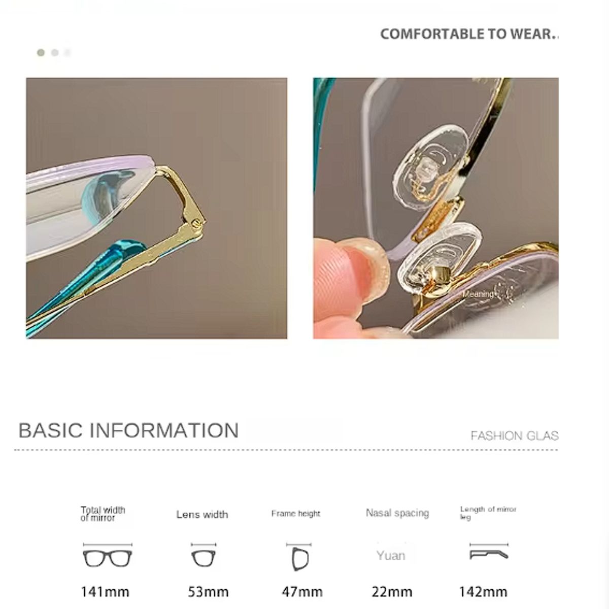 GENERICO - Gafas de descanso-oscurecen al sol 7141