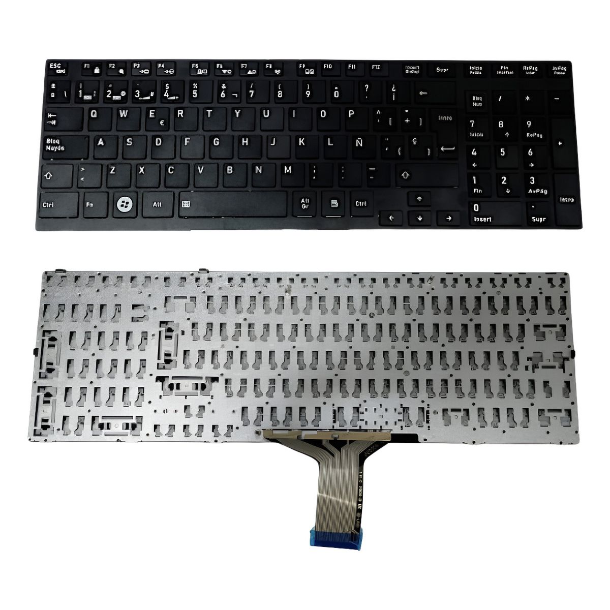 GENERICO - Teclado Para Toshiba P750d P755 P755d P750 P770 P775 Mod 2