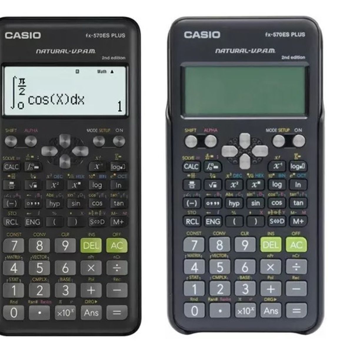 SKY - Calculadora Casio Fx570 Es Plus 2 Generación Color Negro