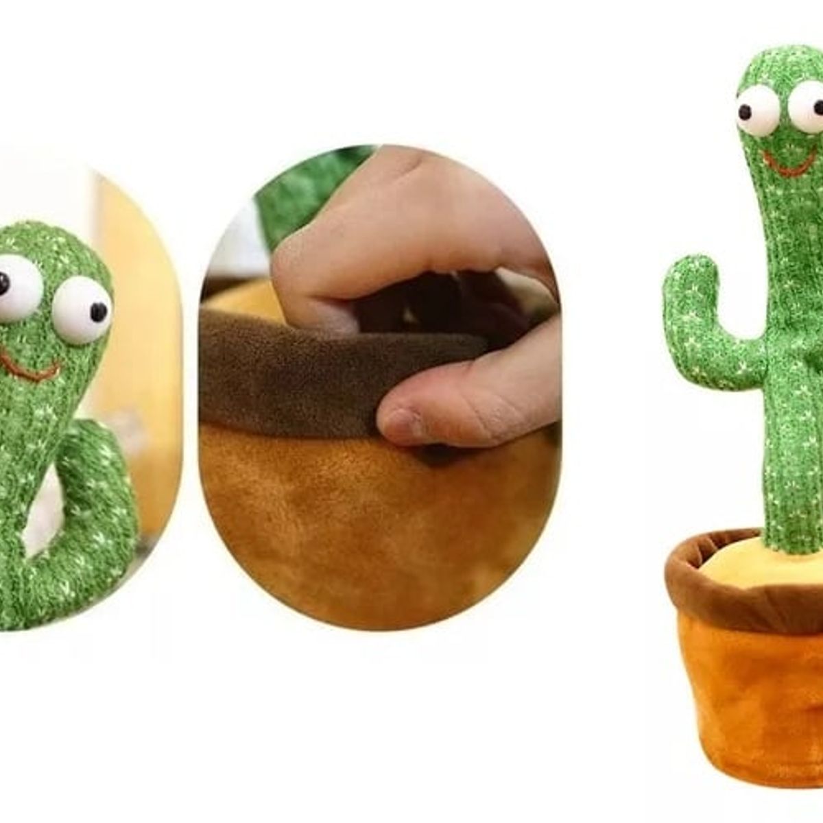 SKY - Cactus Bailarín Toy Imita Voz Sonidos Recargable Usb