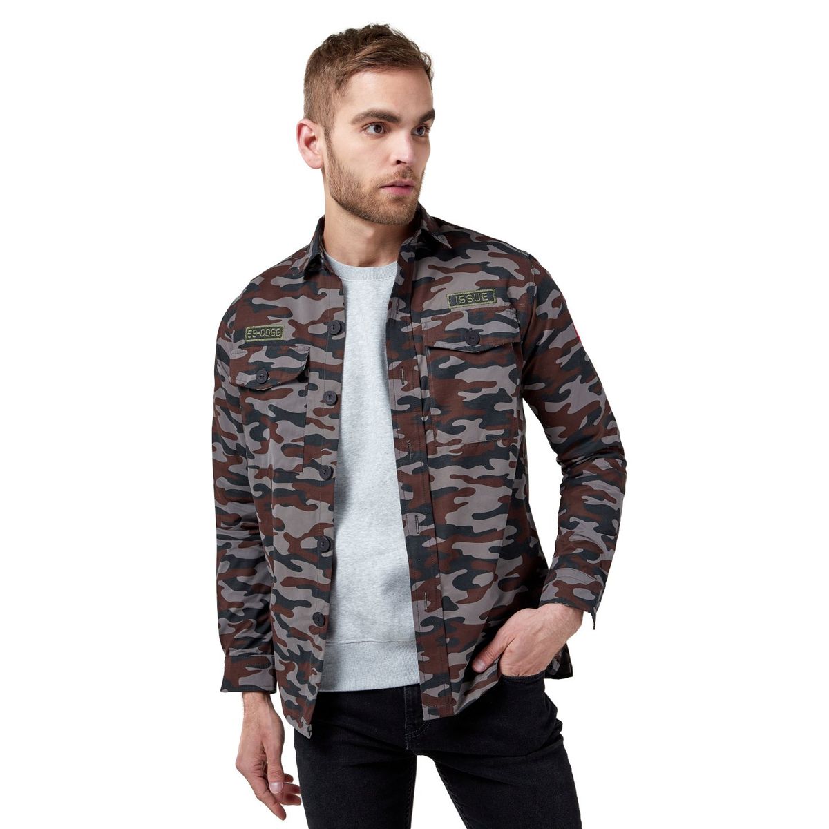 DOUGGER - Camisa Gris DOUGGER ABERAMA