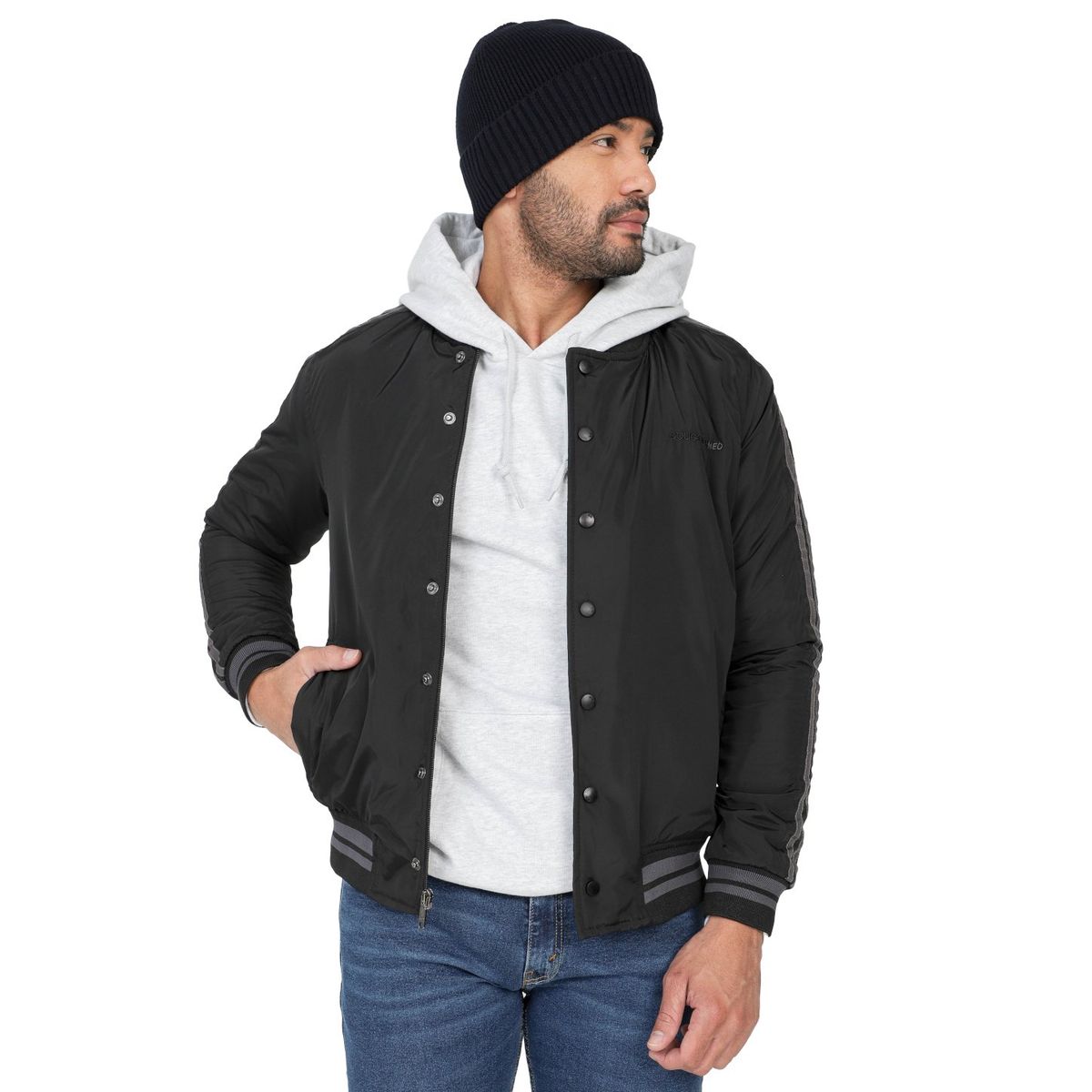 DOUGGER - Chaqueta Negro DOUGGER ACDC