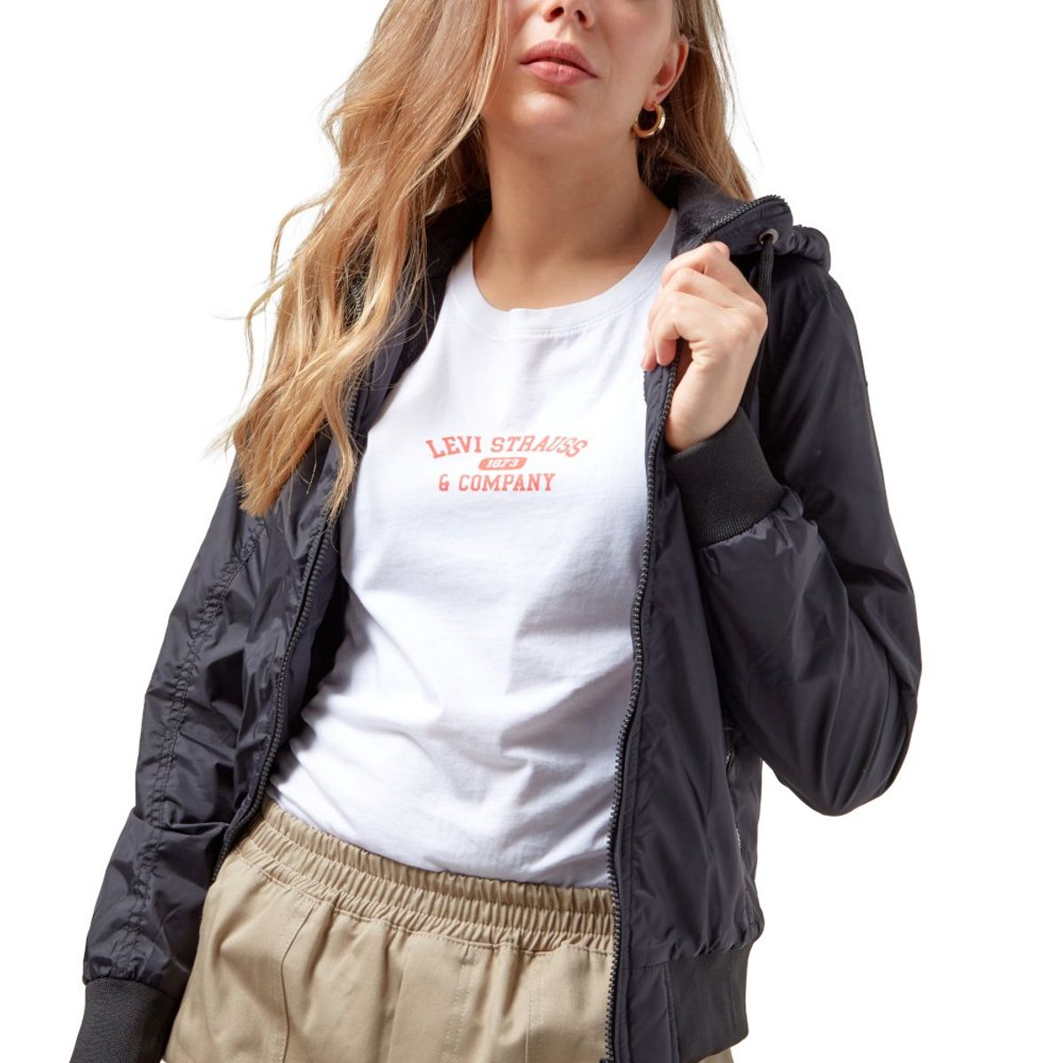 DOUGGER - Chaqueta Negro DOUGGER BALOA