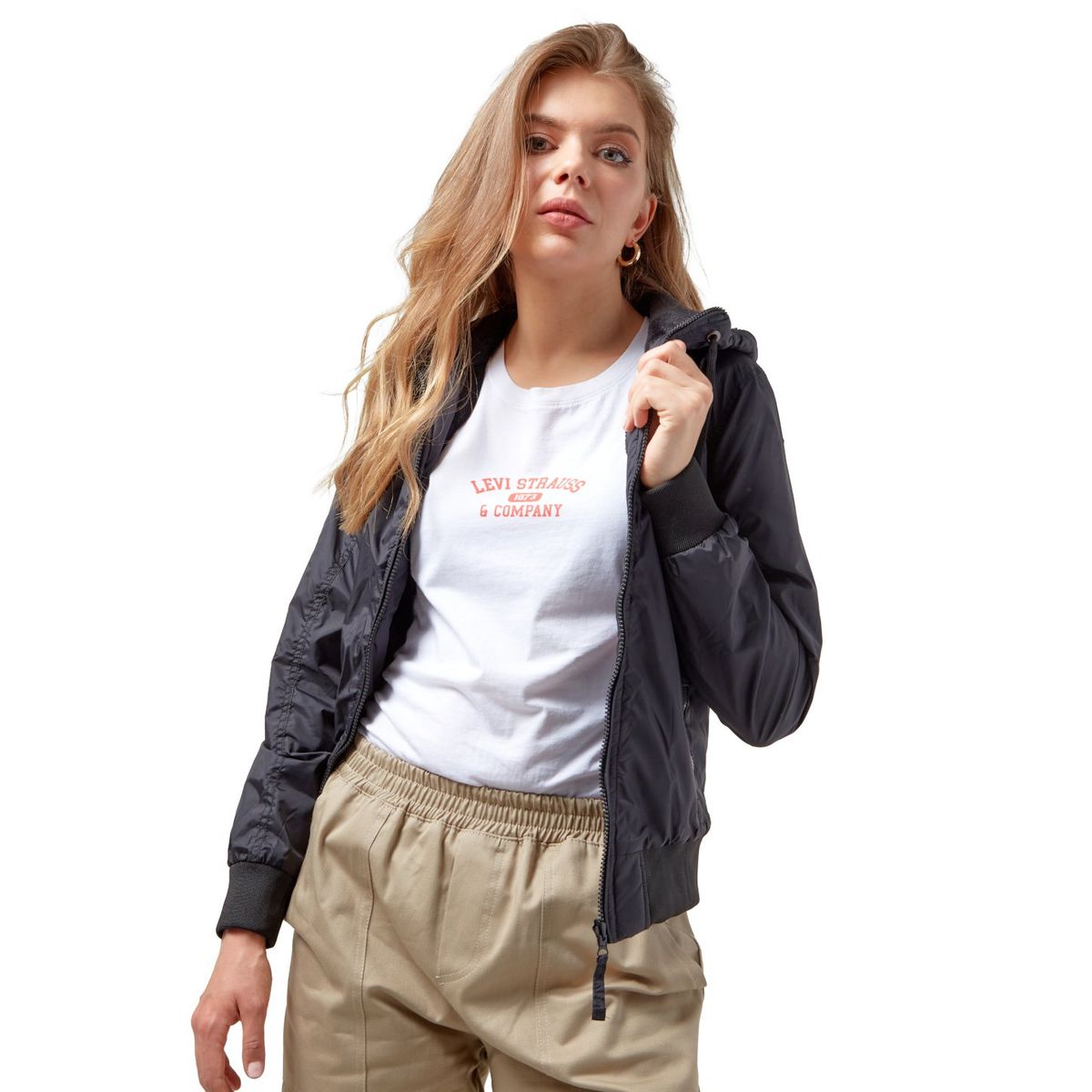 DOUGGER - Chaqueta Negro DOUGGER BALOA