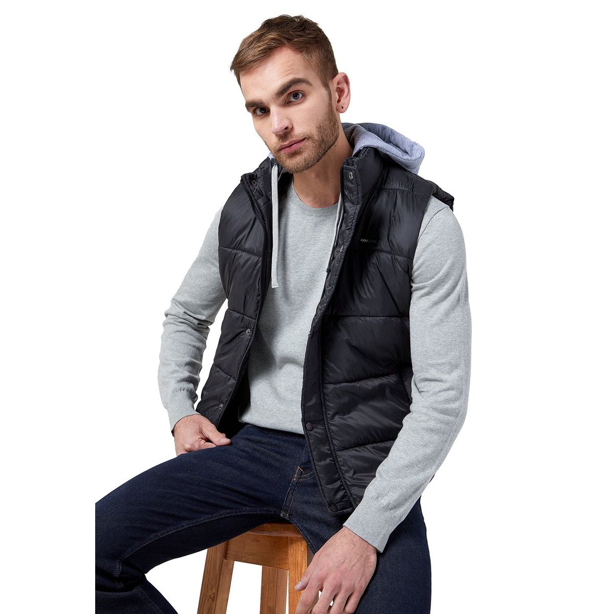 DOUGGER - Chaleco Negro DOUGGER ZINC