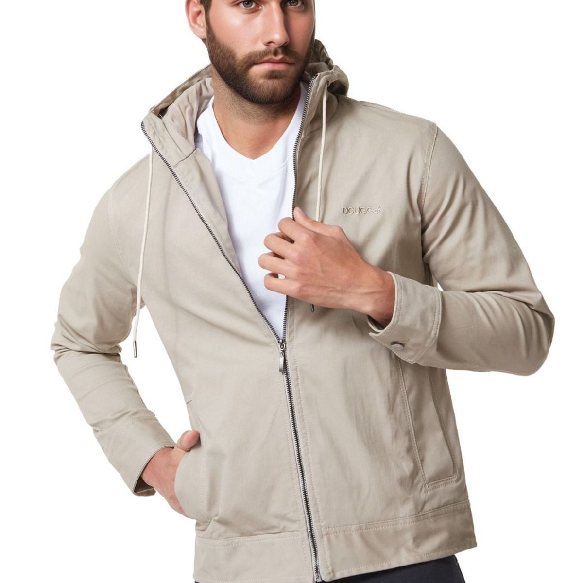 DOUGGER - Chaqueta Beige DOUGGER FAUSTO