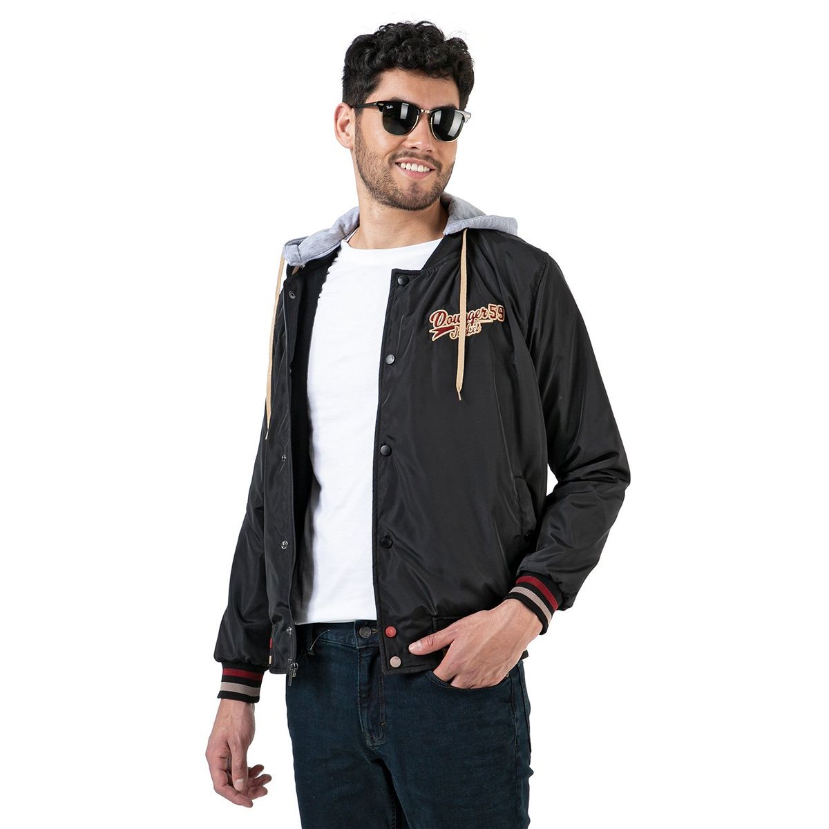 DOUGGER - Chaqueta Negro DOUGGER OVIEDO