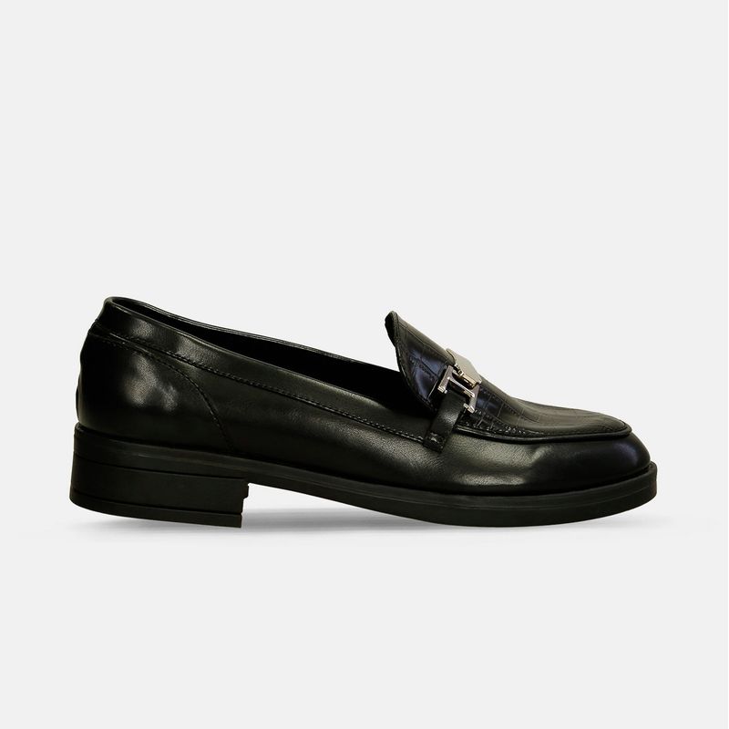 BATA - Mocasines Para Mujer Bata Negro Jefinta