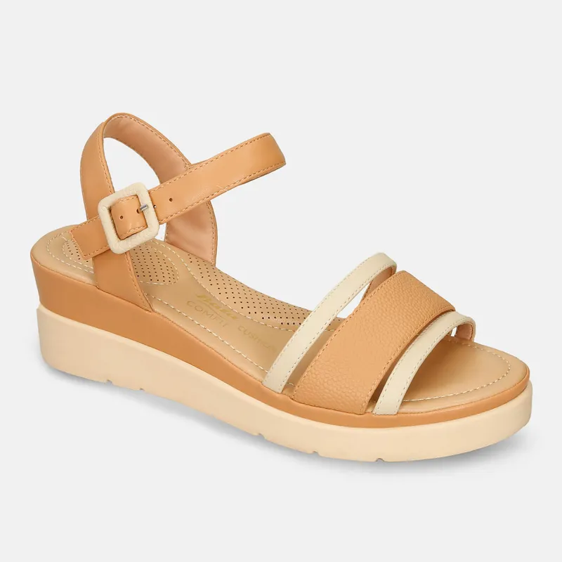 BATA - Sandalias Para Mujer Bata Comfit Camel Jilaria