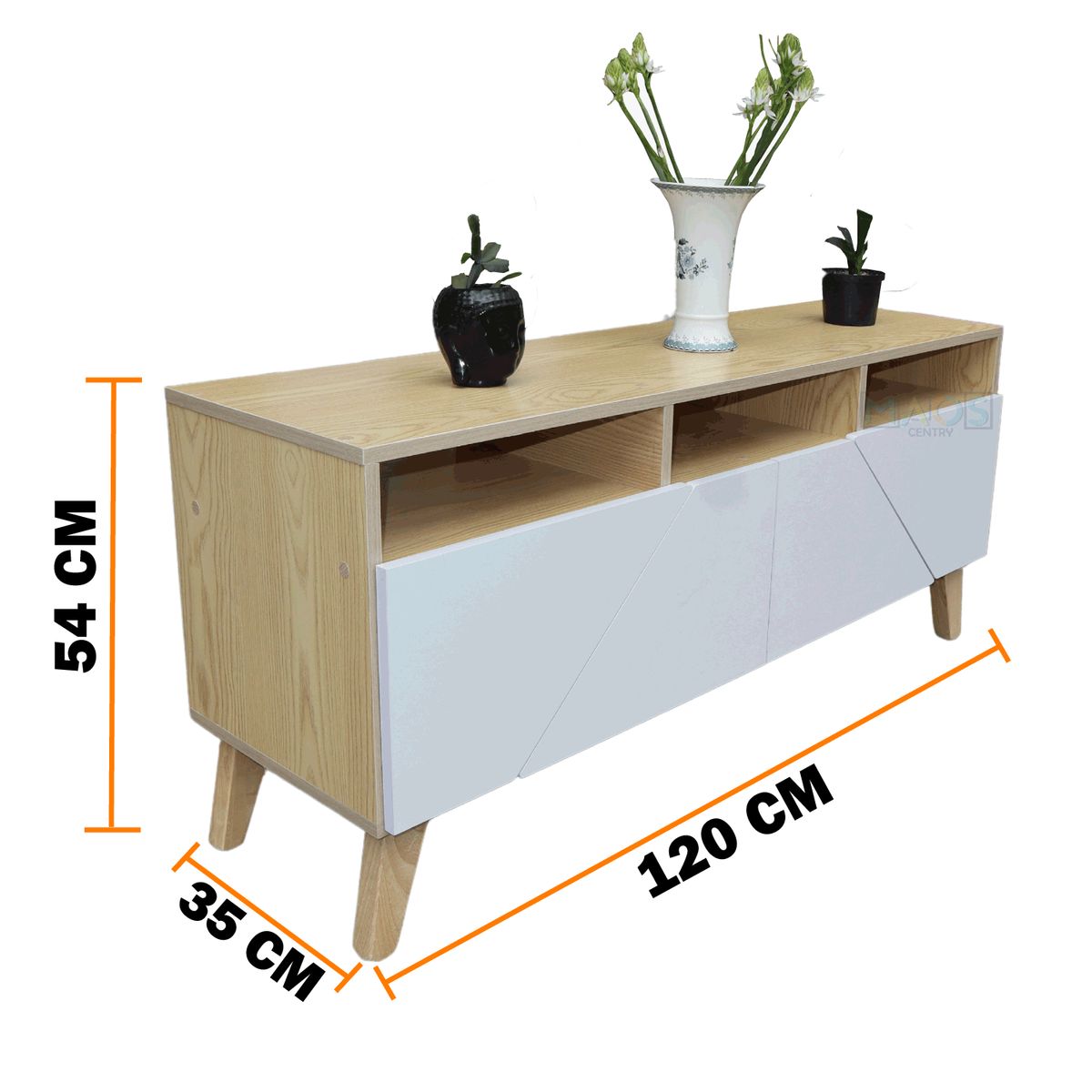 WOOD PETS - MUEBLE CENTRO ENTRETENIMIENTO ESTILO NEXUS