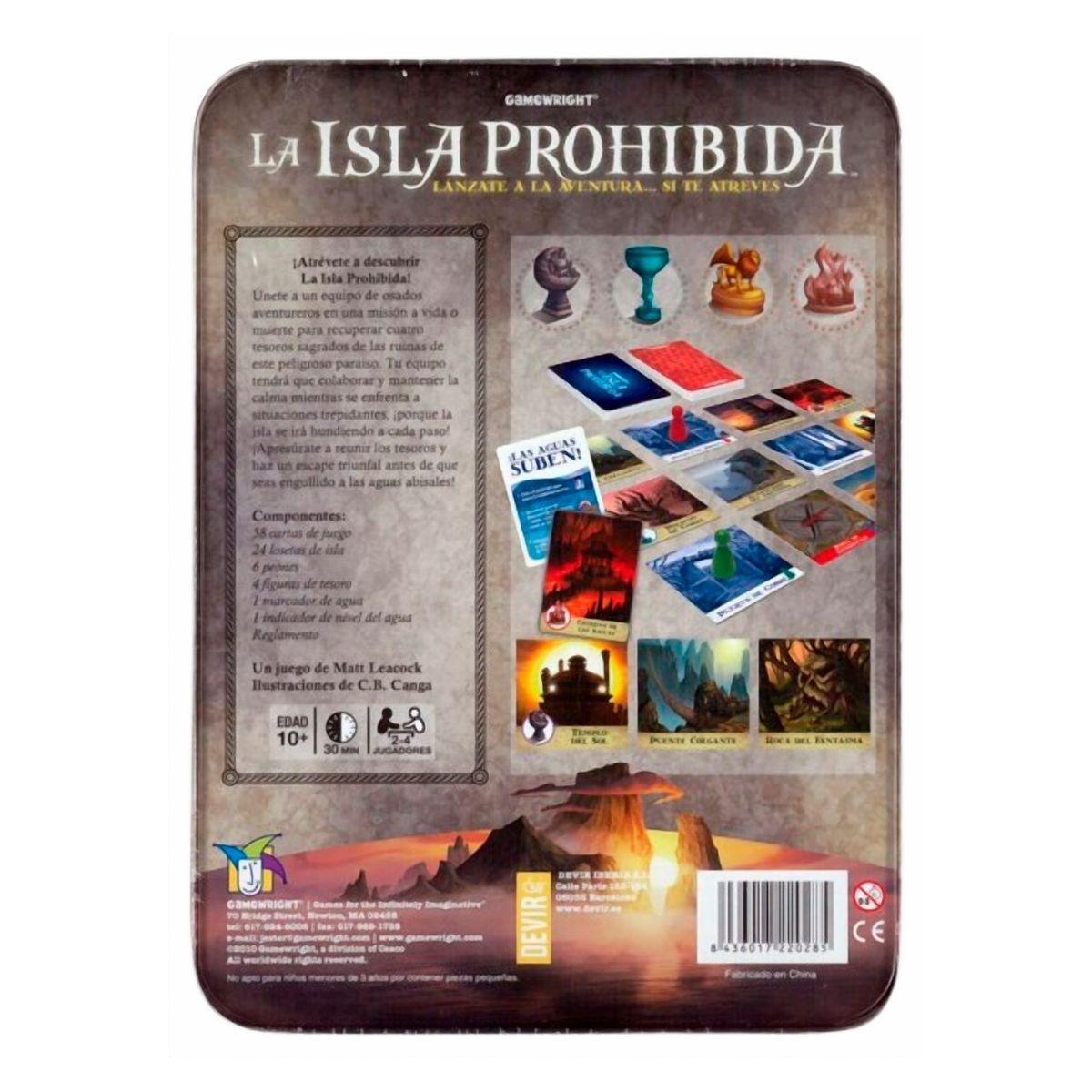 DEVIR - La Isla Prohibida Juego De Mesa Español