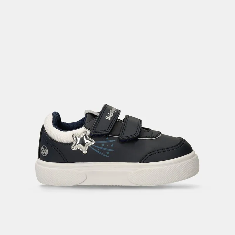BUBBLE GUMMERS - Tenis Infantil Para Niña Bubblegummers Azul-Plata Sandy