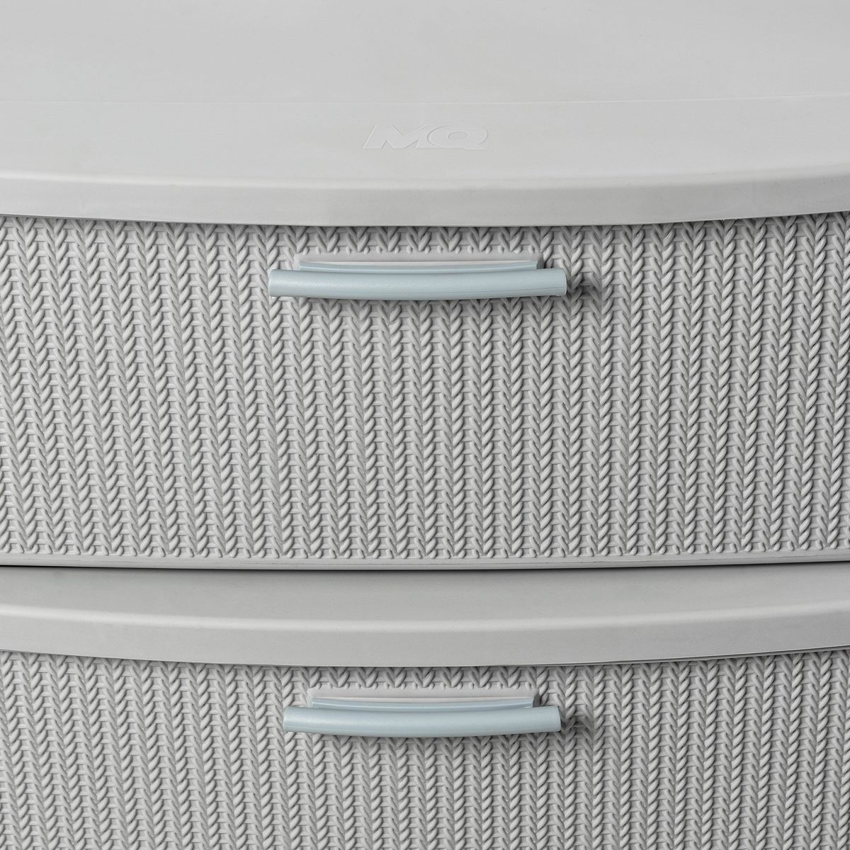 PLASTICOS MQ - Comoda Cajonero Organizador 5 Niveles Textura Crochet Marca MQ