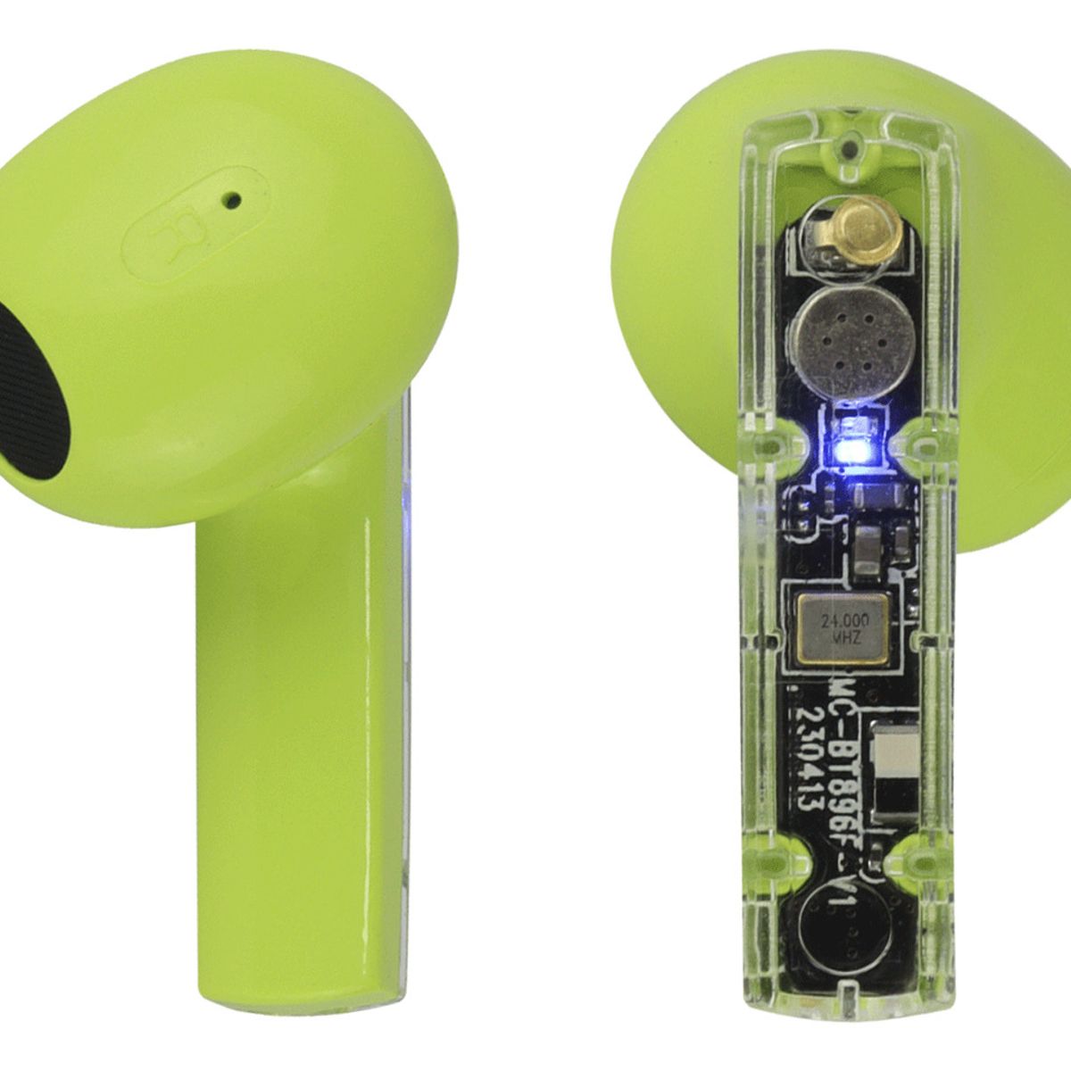 JALTECH - Audífonos Tws Con Bluetooth 53 Y Estuche De Carga Usb-c Verde