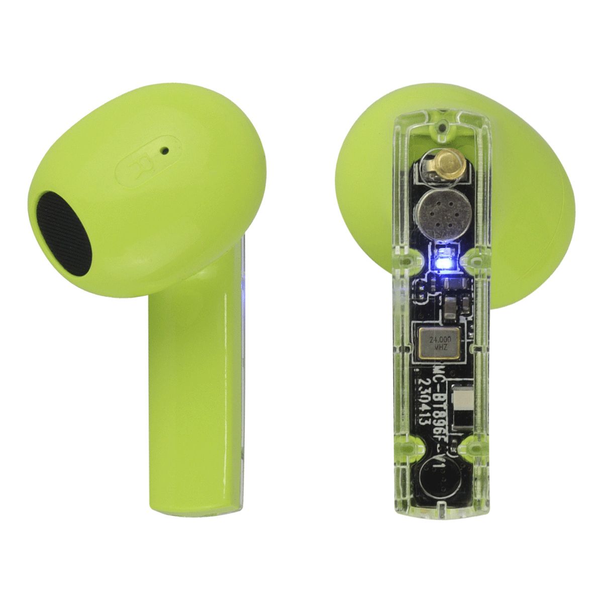 JALTECH - Audífonos Tws Con Bluetooth 53 Y Estuche De Carga Usb-c Verde