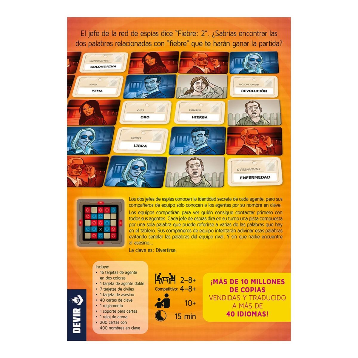 DEVIR - Código Secreto Juego De Mesa Español