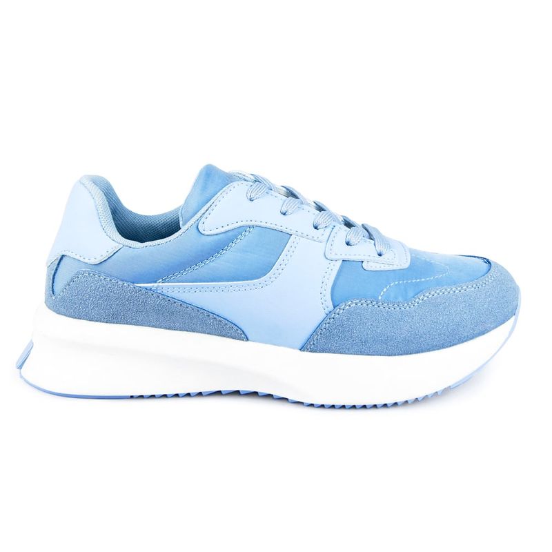 PRICE SHOES - Price Shoes Tenis Moda Mujer 622B3F86001CELESTE