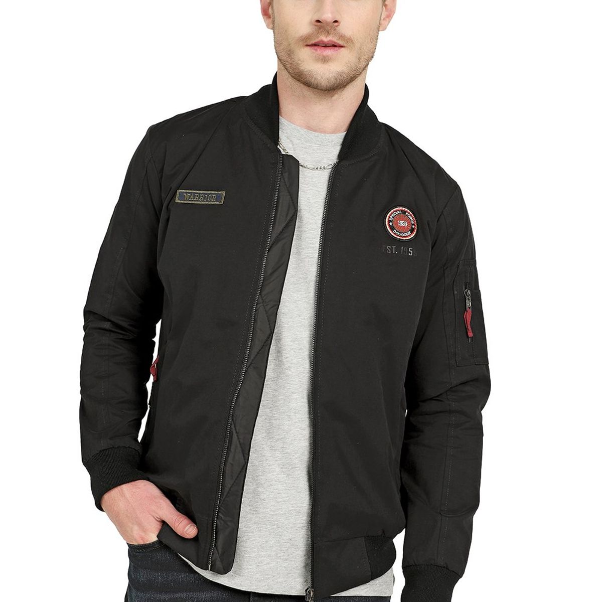 DOUGGER - Chaqueta Negro DOUGGER DRIAN