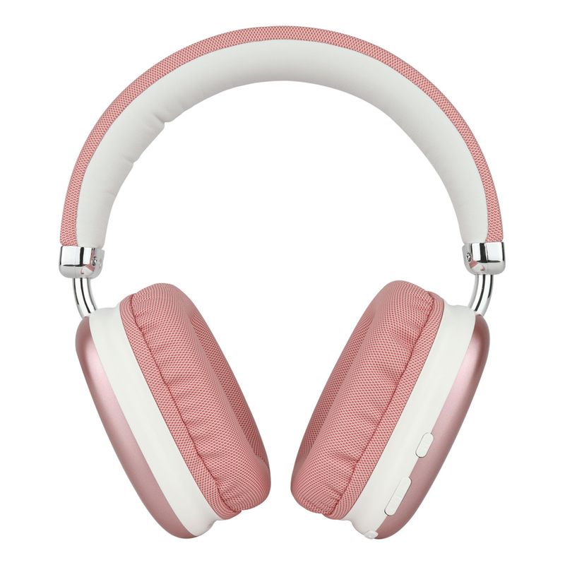 JALTECH - Audífonos Bluetooth Jal-b12 Con Cancelación De Ruido Rosa